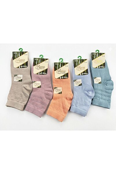RBS SOCKS Women's Bamboo Half-Top Seamless Socks 12-Pack