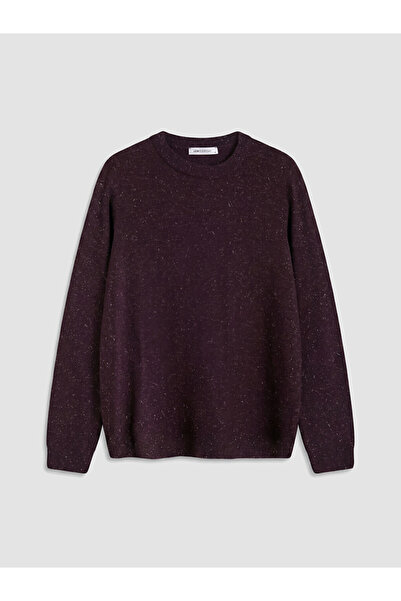 LC Waikiki Purple Crew Neck Glittered Women's Knitwear Sweater from Güli̇s Gi...
