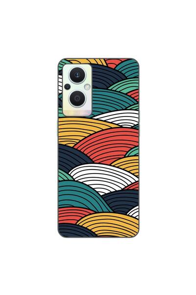 OEM Husa compatibila cu Oppo Reno7 Lite Silicon Gel Tpu Model Abstract Stripe...