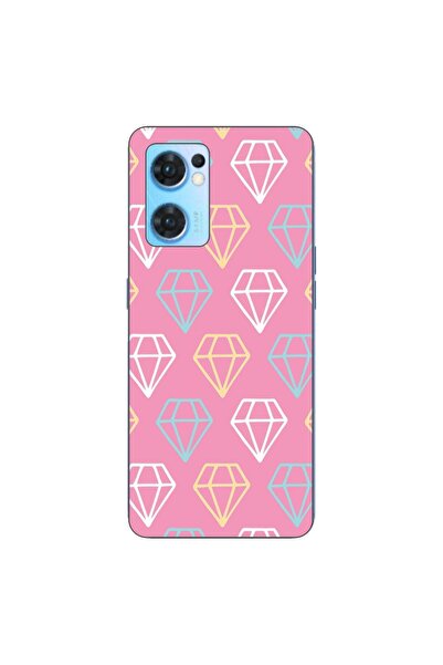 OEM Husa compatibila cu Oppo Reno7 5G Silicon Gel Tpu Model Diamond Pattern D...