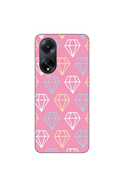 OEM Husa compatibila cu Oppo A98 5G Silicon Gel Tpu Model Diamond Pattern Doo...