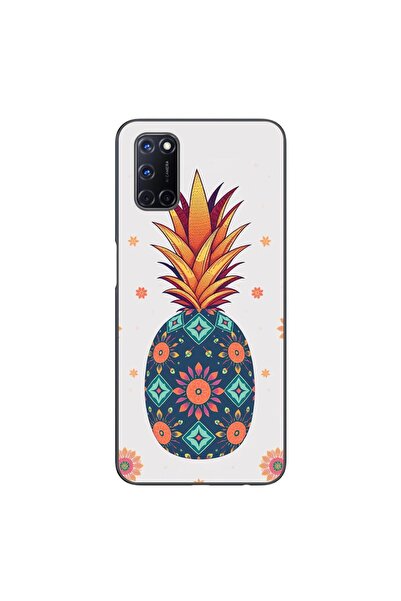 OEM Husa compatibila cu Oppo A72 Silicon Gel Tpu Model Floral Pineapple