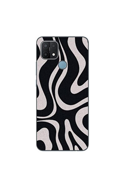 OEM Husa compatibila cu Oppo A15 si A15s Silicon Gel Tpu Model Monochrome Hyp...