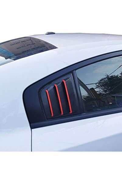 crosselec ABS Plastic Side Window Louvered Sun Shade Cover for Dodge Charger ...