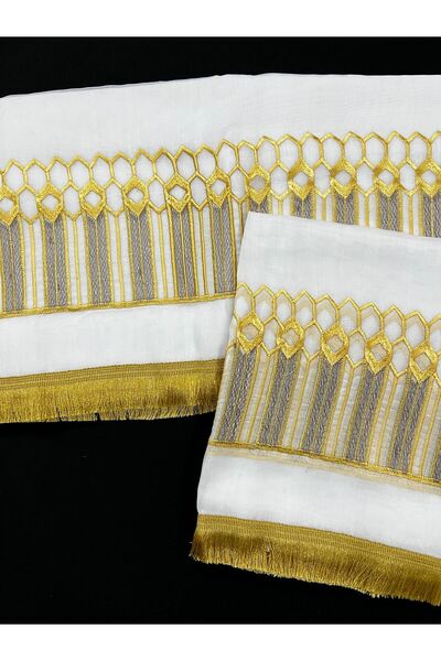 Difaf Men's Sudanese Turban and Scarf Set: First-Class Quality