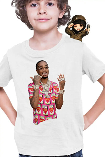 OEM Тениска за момчета Quavo Greatness Trap Kids