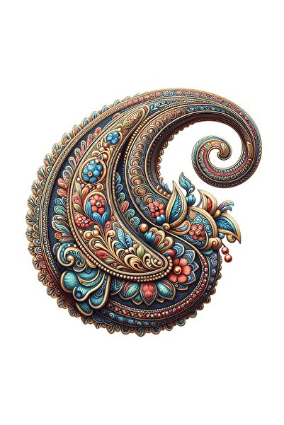 Maki Home Κάλυμμα μαξιλαριού Makiteks 41x41 εκ. με σχέδιο Paisley - Μοντέρνο ...