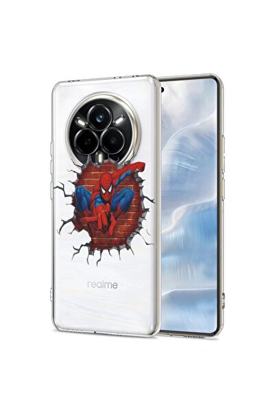bestcase Husa pentru Realme 14 Pro 5G, BestCase¬Æ Clear Silicon 2MM, SpiderMa...