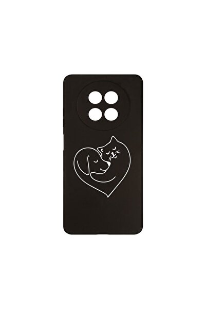 bestcase ¬Æ Husa Slim SIlicon 0.8MM, Compatibila Cu Realme 12 5G, Dog And Cat...