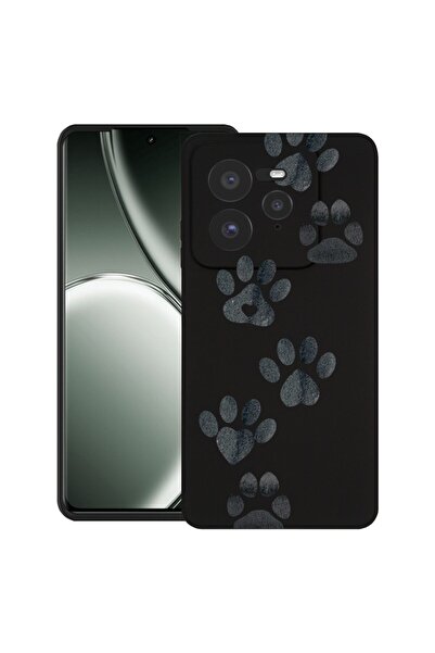 bestcase Калъф за Realme GT 7 Pro, Премиум тънък силиконов 1.2ММ, Кучешка лап...