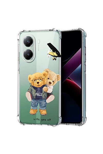 bestcase ¬Æ Husa compatibila Poco X7 Pro 5G, Anti Shock 1.5MM, Teddy Bear Lif...