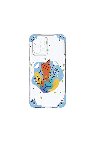 bestcase Husa BestCase¬Æ Clear Silicon 2MM, Compatibila Cu Realme C35, Flower...