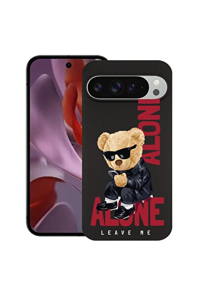 bestcase Тънък силиконов калъф за Google Pixel 10 / Pixel 10 Pro, Мече  "Оста...