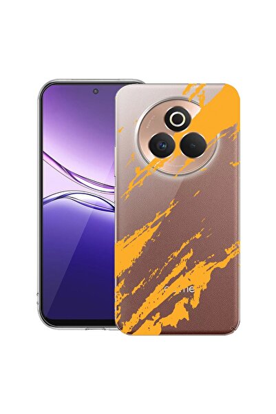 bestcase ¬Æ Husa pentru Realme P3 Pro cu Design Golden Stripes, Clear Slim Si...