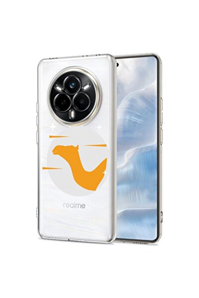 bestcase Husa pentru Realme 14 Pro 5G, BestCase¬Æ Clear Silicon 2MM, Camel, A...