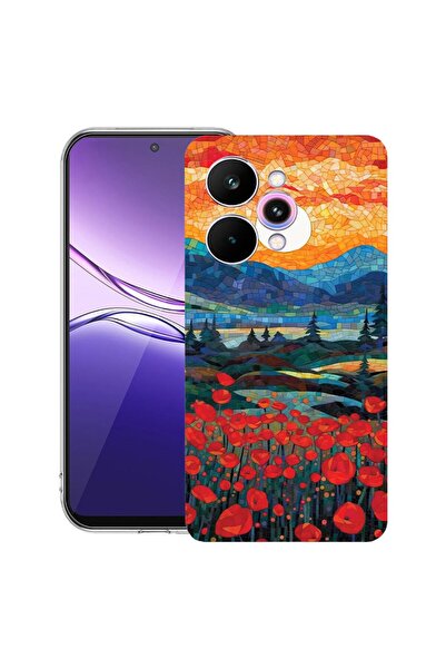 bestcase ¬Æ Husa Clear Slim Silicon Compatibila cu Realme 15 / 15 Pro, Poppie...