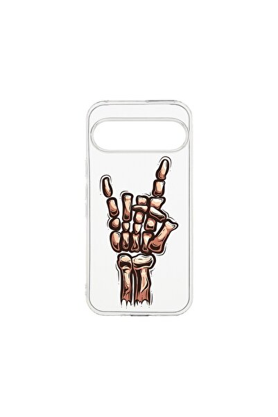 bestcase ¬Æ Husa Clear Silicon 2MM, Compatibila Cu Google Pixel 9, Skeleton H...