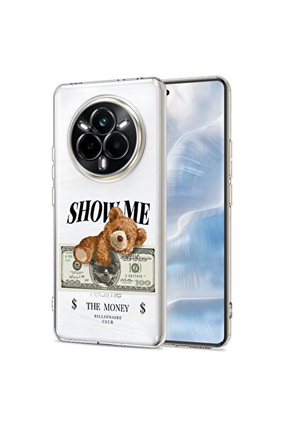 bestcase Husă pentru Realme 14 Pro 5G, BestCase® Silicon transparent 2MM, Urs...