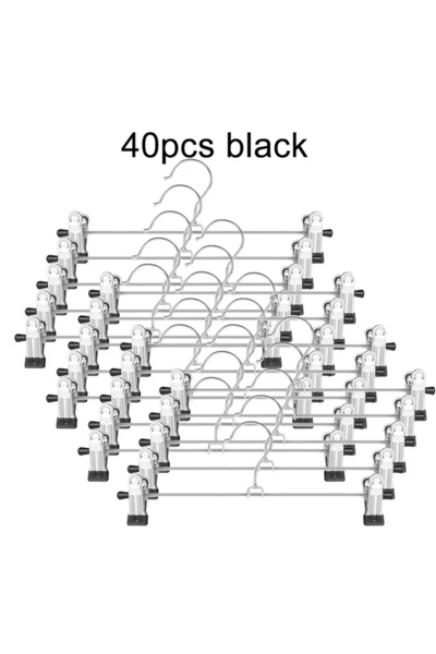 Choice4 40pcs 5~20pcs Metal Pants Racks Wind Proof Multi-purpose Skirt Racks ...