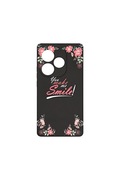 bestcase Θήκη Σιλικόνης Premium, Συμβατή με Realme GT 6, Κάνε με να χαμογελάω...
