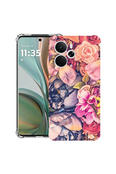 bestcase Husă pentru Realme 14 5G cu Design Floral, Antișoc, Colțuri întărite...