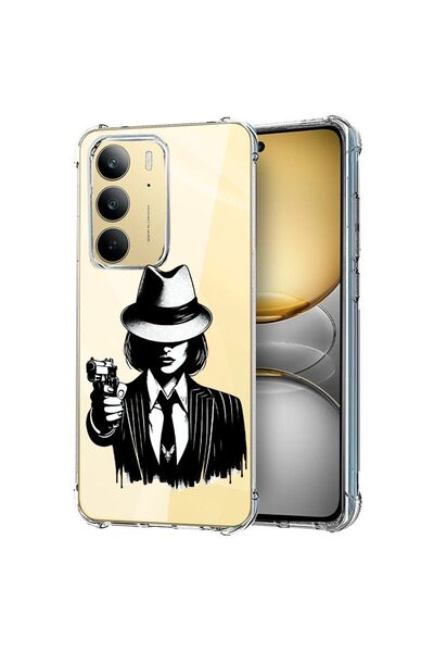 bestcase ¬Æ Husa pentru Realme 14x 5G, Anti Shock 1.5MM, Gangster Woman, Prot...