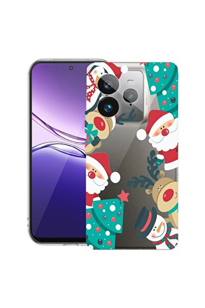 bestcase ¬Æ Husa pentru Realme GT 7 Pro cu Design Xmas, Clear Slim Silicon, A...