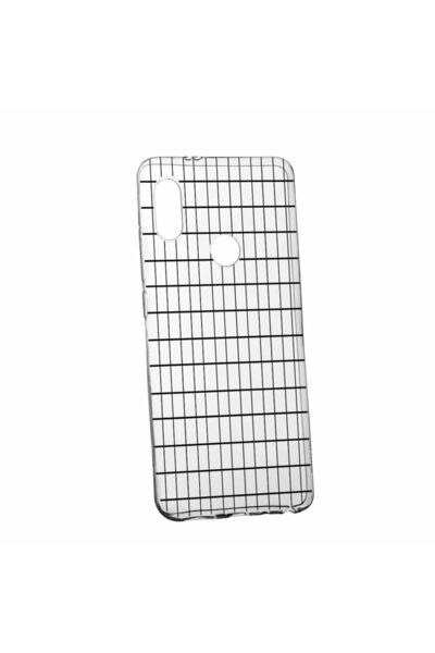 bestcase Husa Silicon, Transparent, Slim, Grid, Huawei P20 Lite