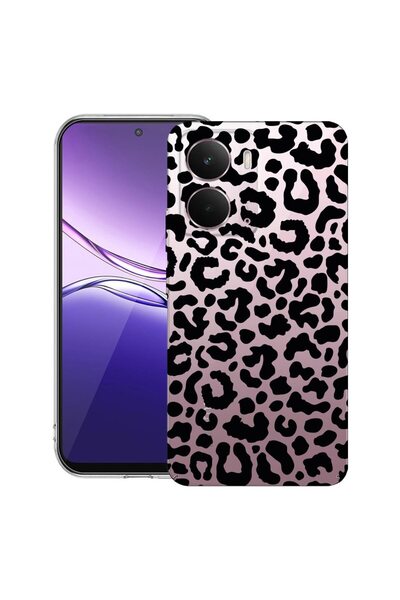bestcase ¬Æ Husa pentru Realme P3 cu Design Leopard, Clear Slim Silicon, Anti...