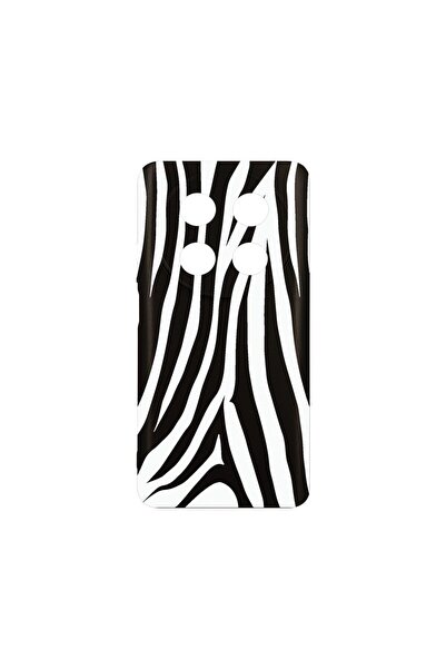 bestcase Λεπτή Θήκη Σιλικόνης 0.8MM, Συμβατή με Huawei Nova 12i, Μαύρη Ζέβρα,...