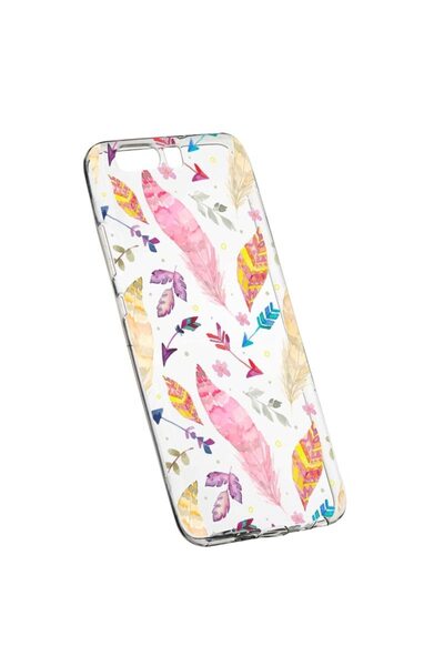 bestcase Θήκη σιλικόνης, Διαφανής, Λεπτή, Χαρούμενα Φτερά, Huawei Y6 2018