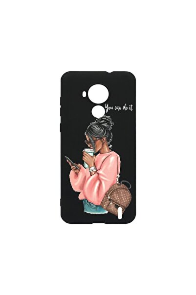 bestcase Λεπτή Θήκη Σιλικόνης 0.8MM, Συμβατή με Nokia C30, Σχέδιο Κορίτσι που...