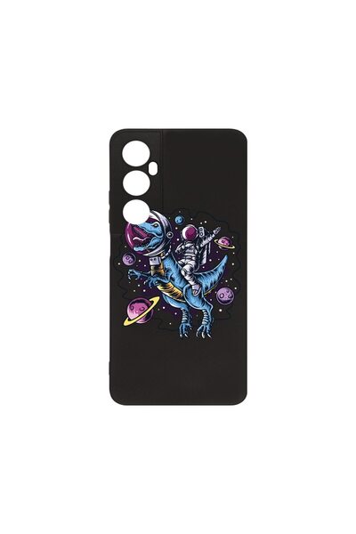 bestcase ¬Æ Husa Slim SIlicon 0.8MM, Compatibila Cu Realme C65, Astronaut Rid...