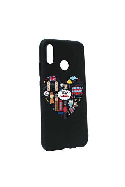 bestcase Husa Silicon Compatibila Cu Huawei P20 Lite, I Love London, rezisten...
