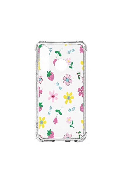 bestcase Husă Antișoc din Silicon Compatibilă cu Huawei P30 Lite, Flori, Prot...