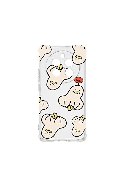 bestcase Противоударен калъф 1.5ММ, съвместим с Realme 12 Pro, с патешки моти...
