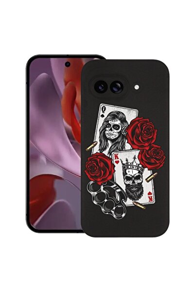 bestcase Калъф за Google Pixel 9a, Нощен живот, Тънък силиконов 0.8ММ, Удароу...