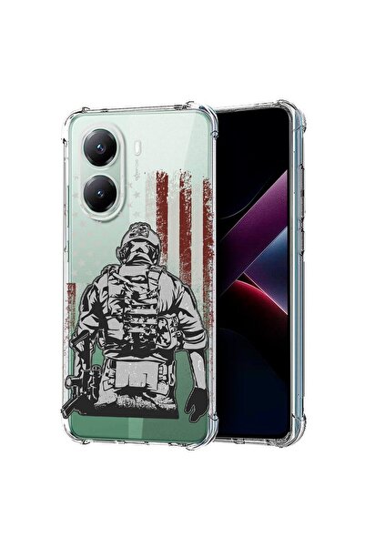 bestcase Θήκη συμβατή με Poco X7 Pro 5G, Αντικραδασμική 1.5MM, Στρατιώτης Αμε...