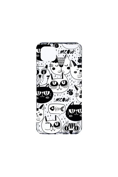 bestcase Διαφανής Θήκη Σιλικόνης 2MM, Συμβατή με Realme C20, Cool Cats, Αντικ...