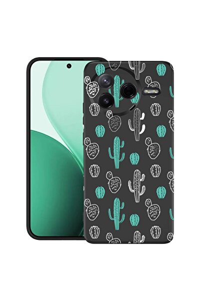 bestcase ¬Æ Husa TPU Ultra Slim Compatibil cu Poco F7 Pro, cu Design Cactus, ...