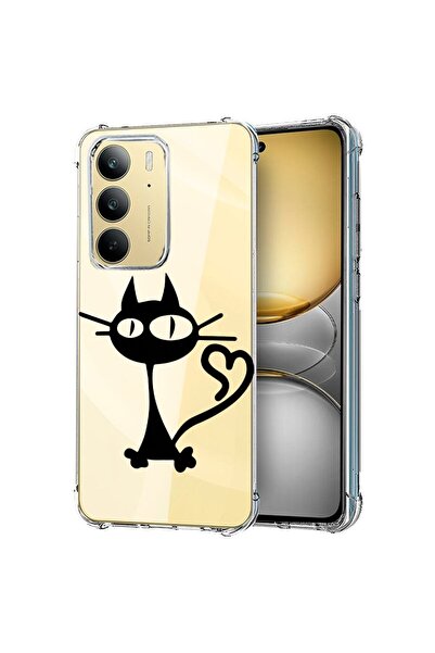 bestcase ¬Æ Husa pentru Realme 14x 5G, Anti Shock 1.5MM, Cat, Protectie camer...