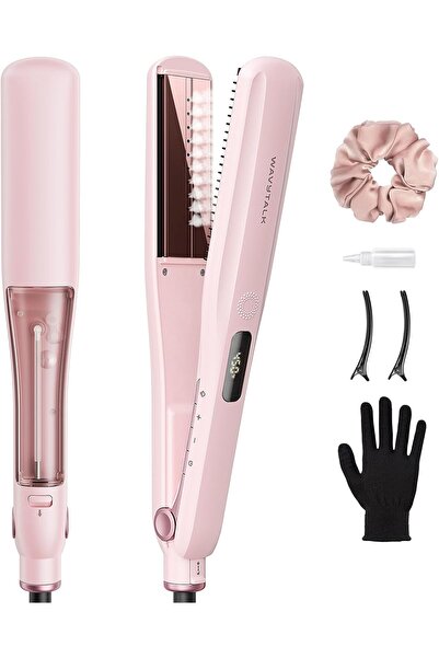 wavytalk Steam Hair Straightener, Steam Sesh, 1.38'' Nano Titanium Flat Iron,...