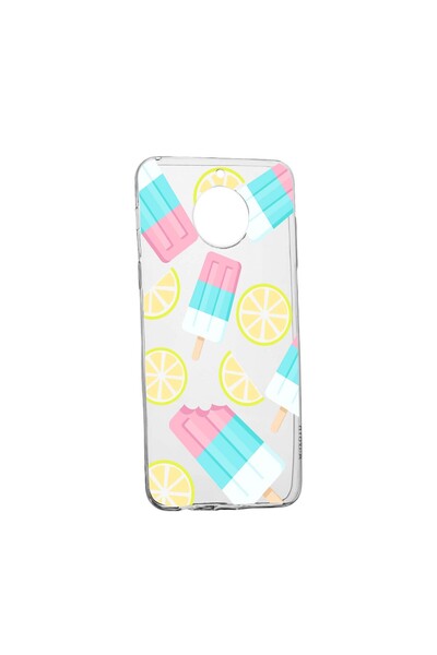 bestcase Силиконов калъф, съвместим с Nokia C30, Цвят сладолед, устойчив на и...