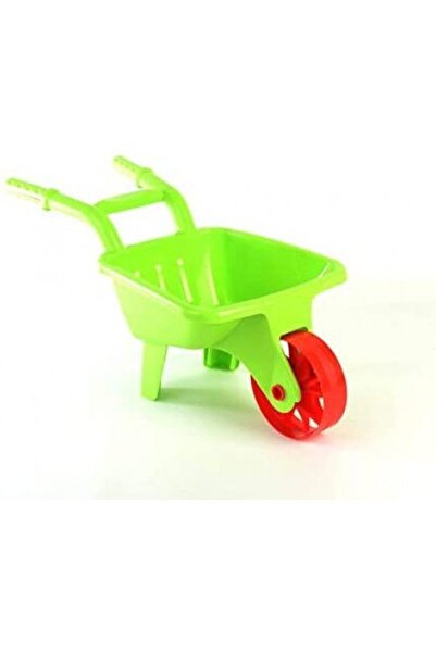 DEDE Plastic wheelbarrow for children, for sand or garden Wheelbarrow Green