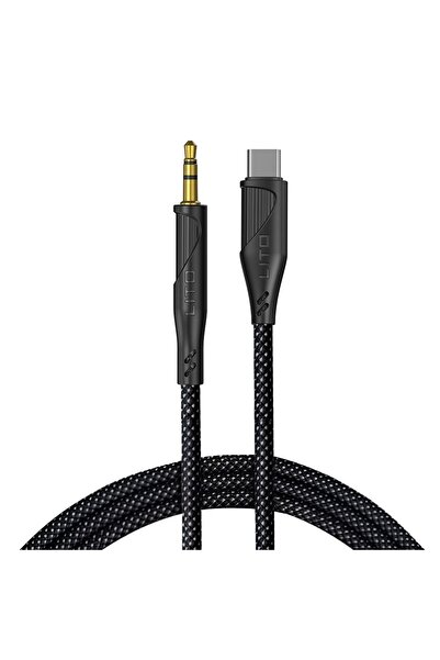 Lito Καλώδιο προσαρμογέα ήχου USB-C σε 3.5mm, 1μ, Μαύρο