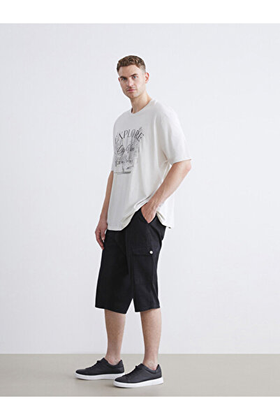 LC Waikiki Shorts din denim pentru bărbați, model standard, Sparkling Choices...