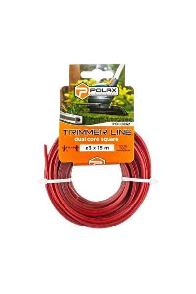 POLAX Fir Trimmer Dual Core Square 3.0mmx15M