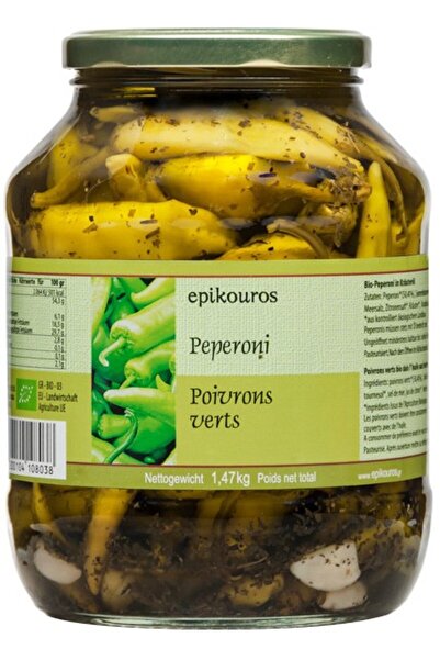 Epikouros Ardei bio in ulei cu mirodenii, 1.47kg