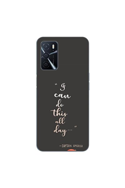 OEM Θήκη συμβατή με Oppo A16 από σιλικόνη gel TPU με σχέδιο: «Μπορώ να το κάν...