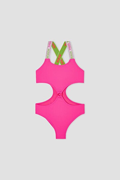 Tyess BG Store Kız Çocuk Pembe Mayokini